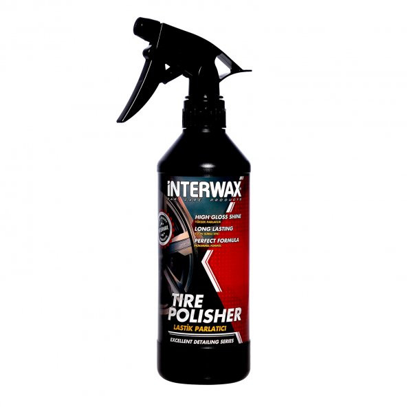 İNTERWAX LASTİK PARLATICI 500 ML & LASTİK SÜNGERİ ürün görseli 1