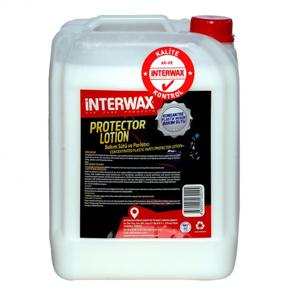 INTERWAX KONSANTRE TORPİDO PARLATICI VE BAKIM SÜTÜ 5 KG ürün görseli 1