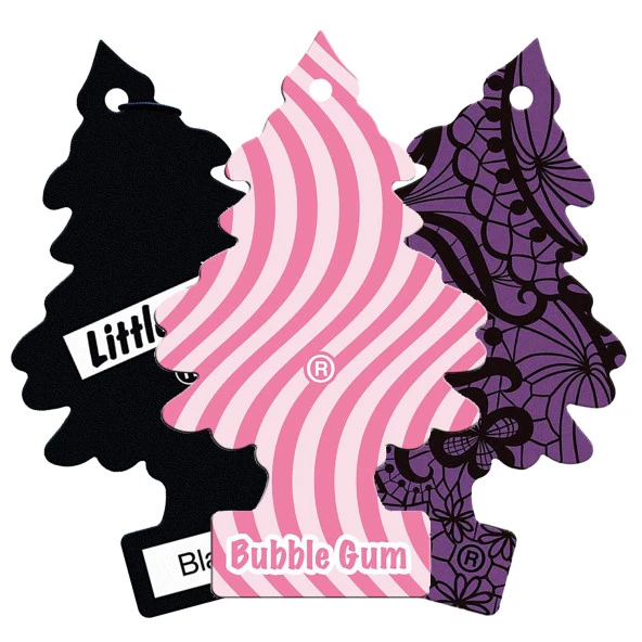Little Trees 3'lü Set Black Ice / Bubble Gum / Midnight Chic Asma - Resim 2
