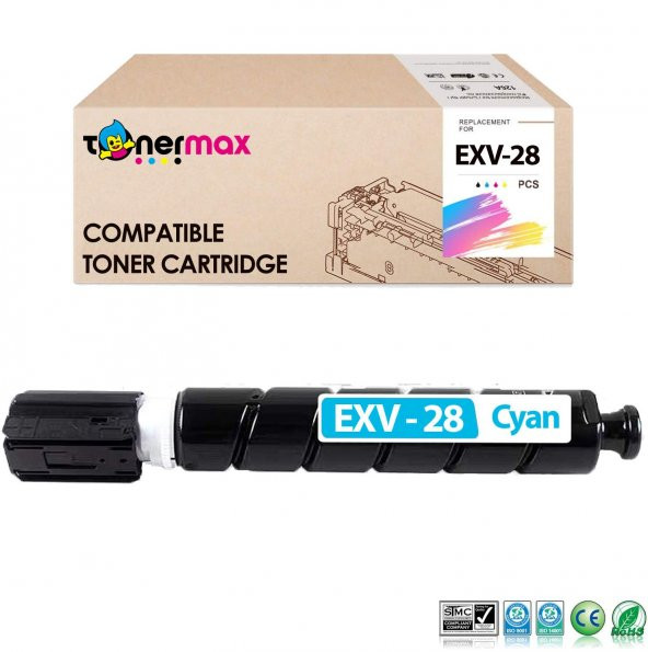 Canon CEXV28 Muadil Toner Mavi/ IRC-5045 / IRC-5051 / IRC-5250 / IRC-5255 ürün görseli 1