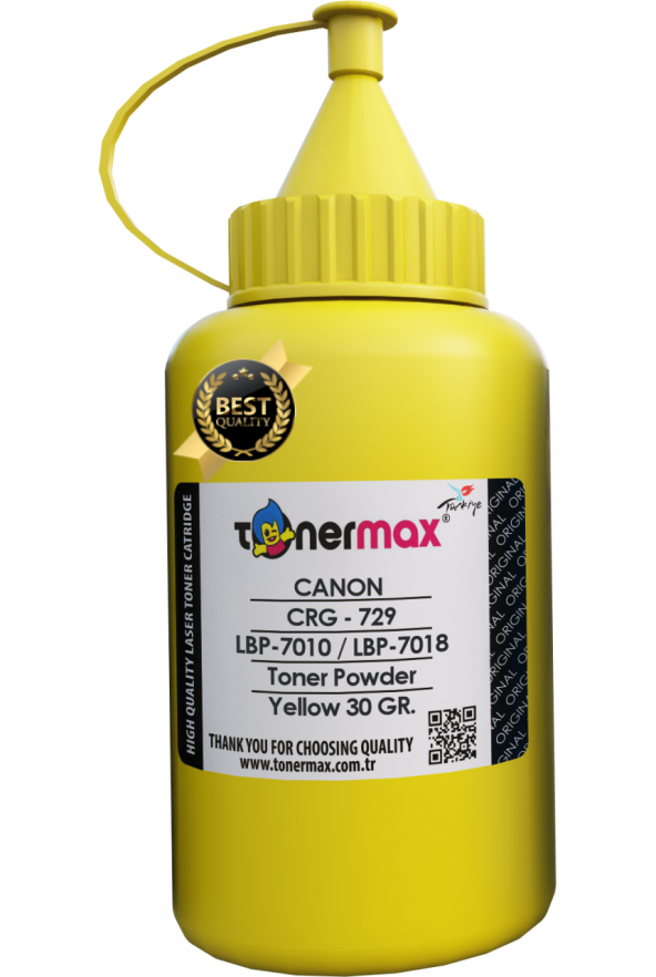 Canon CRG-729 Toner Tozu Sarı / LBP-7010 / LBP-7018 ürün görseli 1