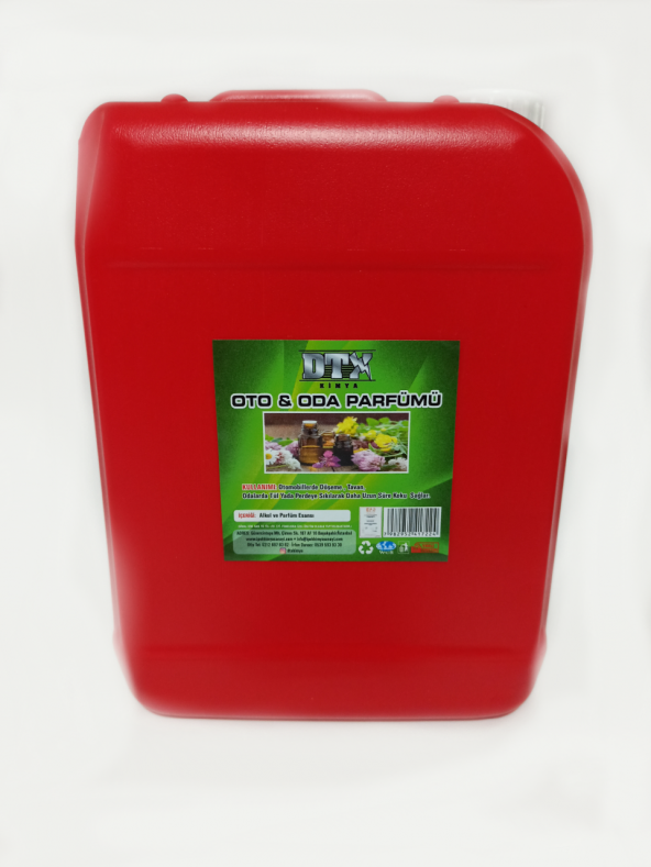 DTX KİMYA ÇİLEK VE SAKIZ ESANSLI OTO, ORTAM KOKUSU 5 lt ürün görseli 1
