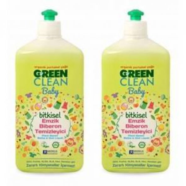 U Green Clean Bitkisel Emzik Biberon Temizleyicisi 2 Adet ürün görseli 1