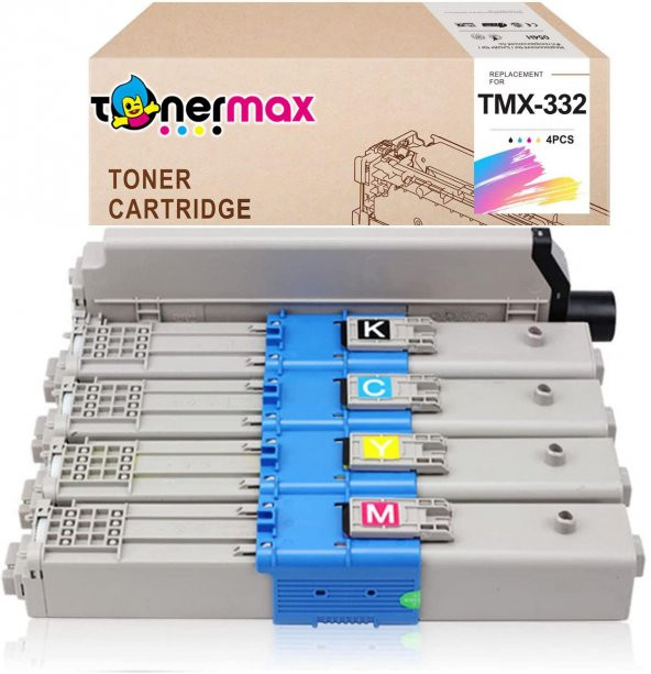 Oki MC363dnw Muadil Toner Set CMYK ürün görseli 1
