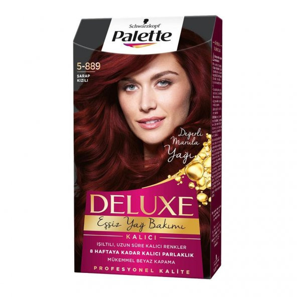 Palette Deluxe Kit Saç Boyası 5-889 Şarap Kızılı ürün görseli 1