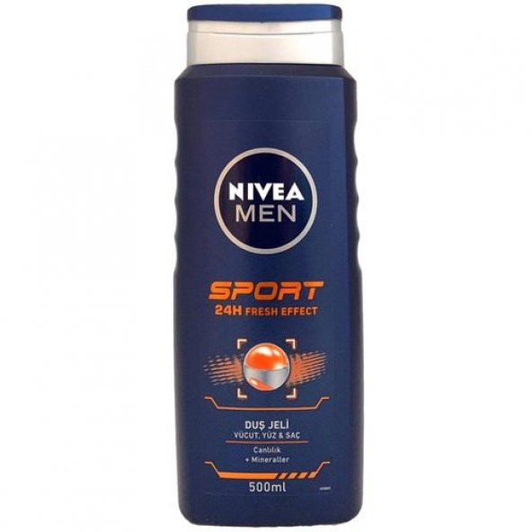 Nivea Men Saç ve Vücut Şampuanı Sport 500 ml ürün görseli 1