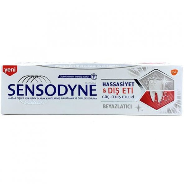 Sensodyne Hassasiyet   Diş Eti Beyazlatıcı Diş Macunu 75 ml ürün görseli 1
