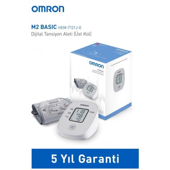 Omron HEM-7121J-E M2 Basic Intellisense Koldan Tansiyon Ölçer - Resim 2
