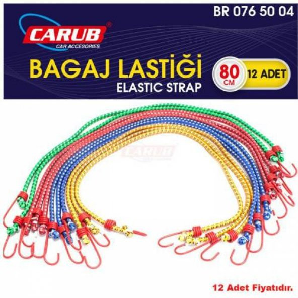 CARUB Bagaj Ahtapotu Lastik  80 - 180cm 12Li ürün görseli 1