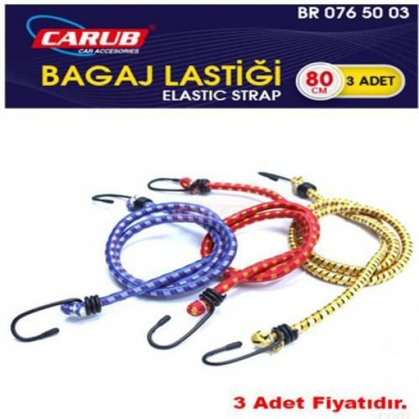 CARUB Bagaj Ahtapotu Lastik  80 -180cm 3 Adet ürün görseli 1