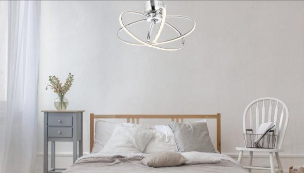 Eray Aydınlatma 5100-3 Krom Led Avize - Resim 2
