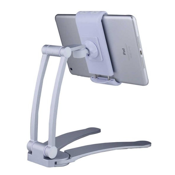 360 Dönebilen Mutfak ve Sabit Oda Tablet - Telefon Standı - Resim 2