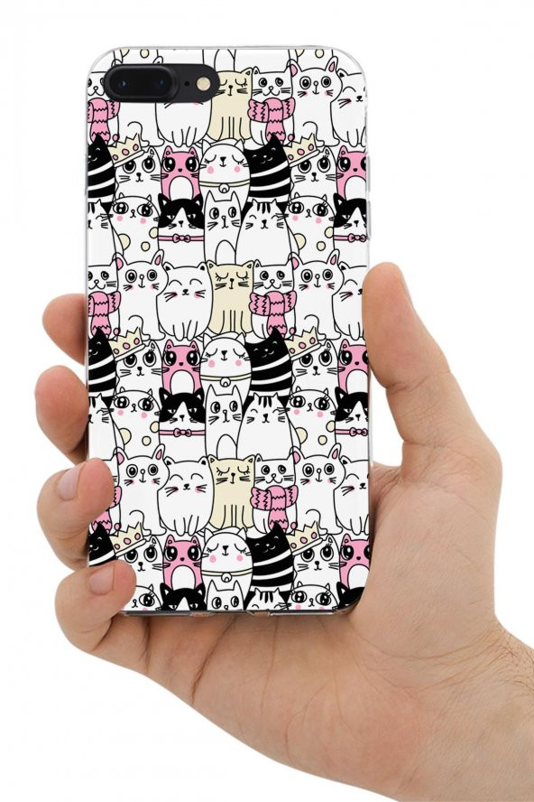 Apple iPhone 8 Plus Kılıf Kitty Serisi Jasmine - Resim 3