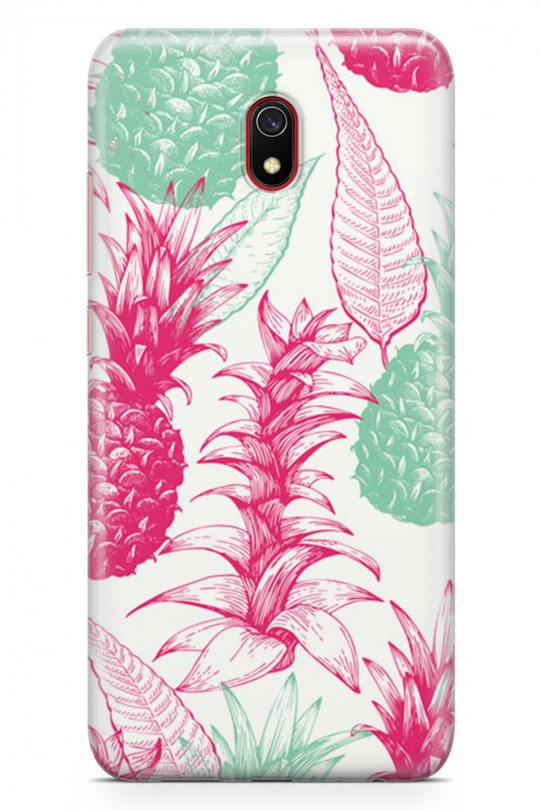 Xiaomi Redmi 8A Kılıf Pineapple Serisi Leah - Resim 3