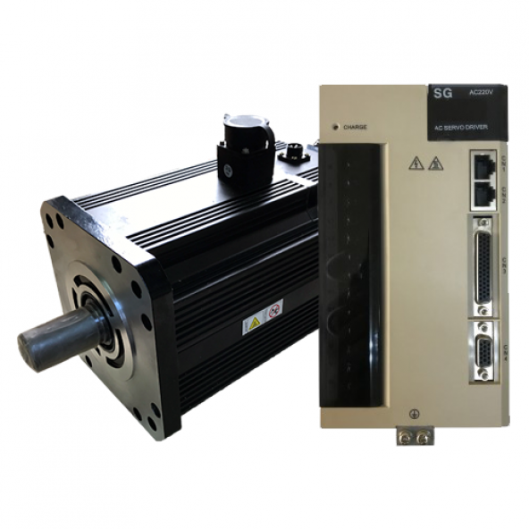 Frenli Servo Motor 4.30 kW - SG-AS50AF |27 Nm Tork |1500 devir ürün görseli 1