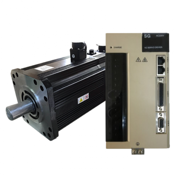 Frenli Servo Motor 5.50 kW - SG-AS75BF | 35 Nm tork |1500 devir| servo motor sürücü ürün görseli 1