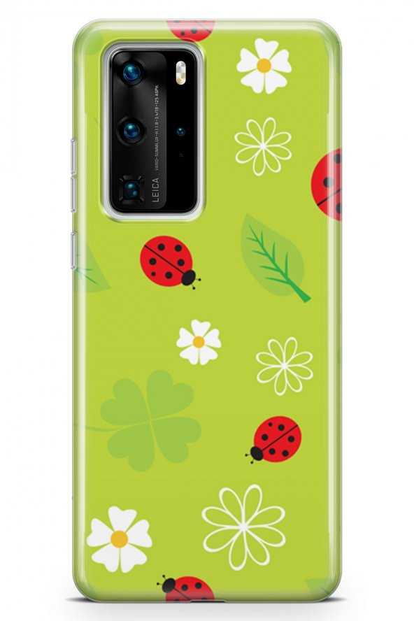 Huawei P40 Pro Kılıf Ladybug Serisi Iris - Resim 2