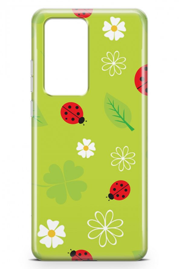 Huawei P40 Pro Kılıf Ladybug Serisi Iris - Resim 3