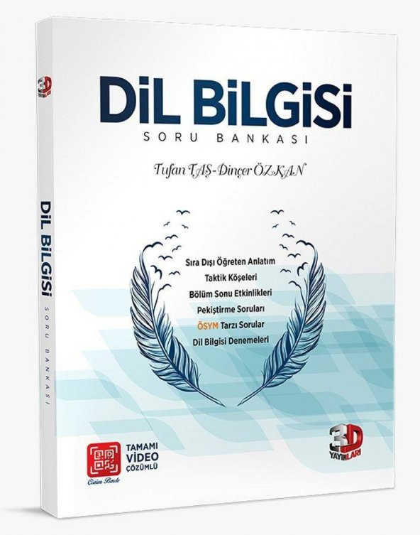 3D Yayınları Tyt Ayt Dil Bilgisi Soru Bankası 2023 ürün görseli 1