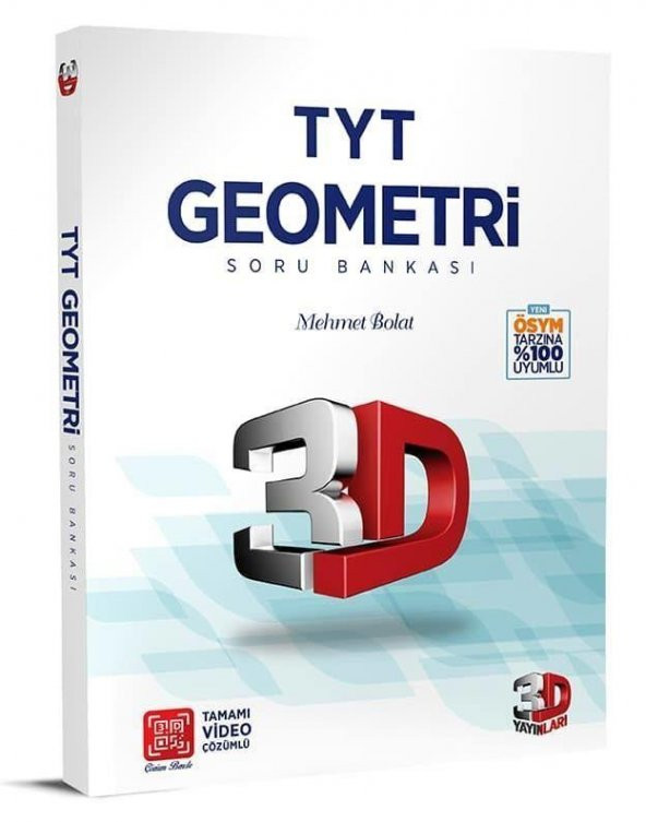 3D Yayınları Tyt Geometri Soru Bankası 2023 ürün görseli 1
