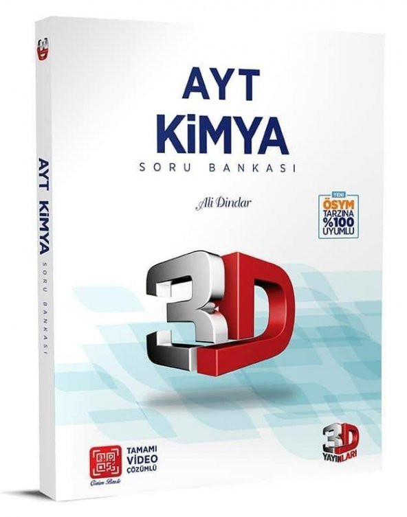 3D Yayınları Ayt Kimya Soru Bankası 2023 ürün görseli 1