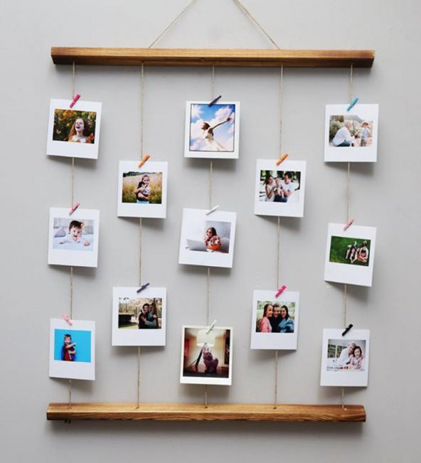 Mivone Ahşap İpli Fotograf Askısı 50 x 70 ürün görseli 1