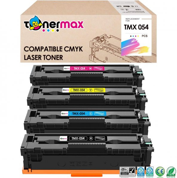 Canon MF-643Cdw Muadil Toner Set CMYK / Canon CRG-54 ürün görseli 1