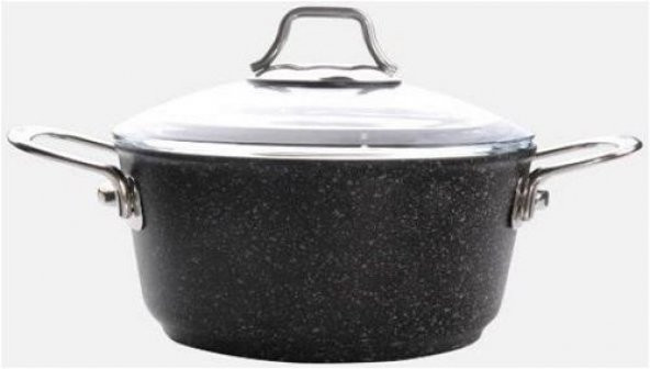 Falez Black Line 20 cm Derin Granit Tencere ürün görseli 1