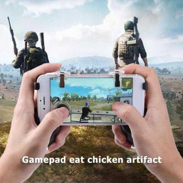 ​​2 Tetik + 2 Joystick  5 in 1 Mobil Oyun Aparatı - Pubg Tetik ürün görseli 1