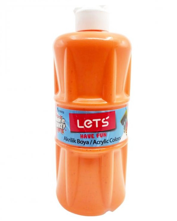 Lets Akrilik Boya 500 ml Turuncu ürün görseli 1