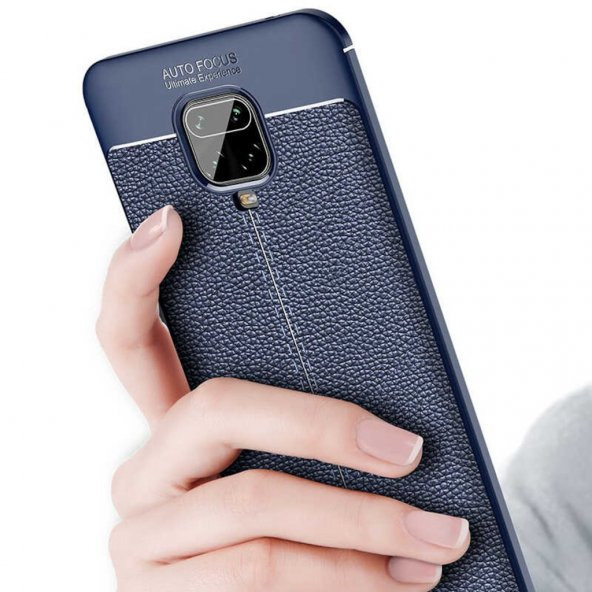 Redmi Note 9S - Redmi Note 9 Pro Deri Desenli Kamera Kor. Kılıf - Resim 2