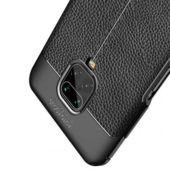 Redmi Note 9S - Redmi Note 9 Pro Deri Desenli Kamera Kor. Kılıf - Resim 4