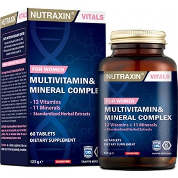 Nutraxin Multivitamin Kadın 60 Tablet-Eski Ambalaj ürün görseli 1