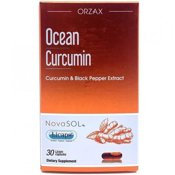 Ocean Curcumin 30 Kapsül ürün görseli 1