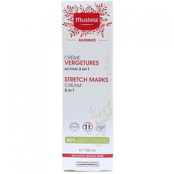 Mustela Stretch Marks Prevention Cream Çatlak Öncesi Krem 150 ml ürün görseli 1