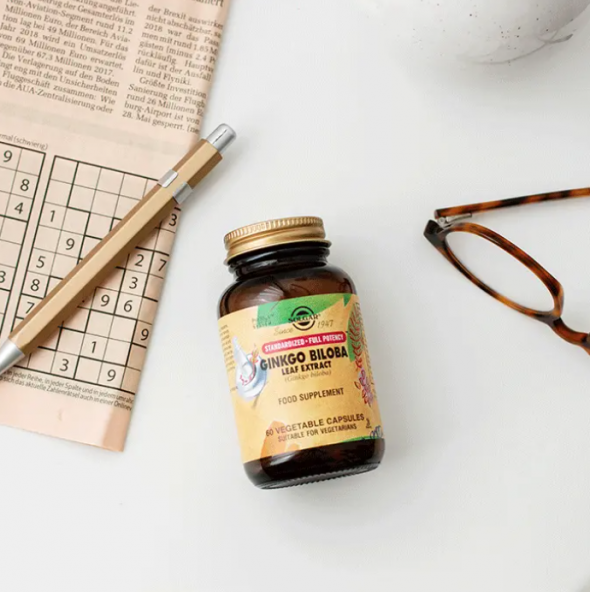 Solgar Ginkgo Biloba Leaf Extract 60 Kapsül - Resim 2