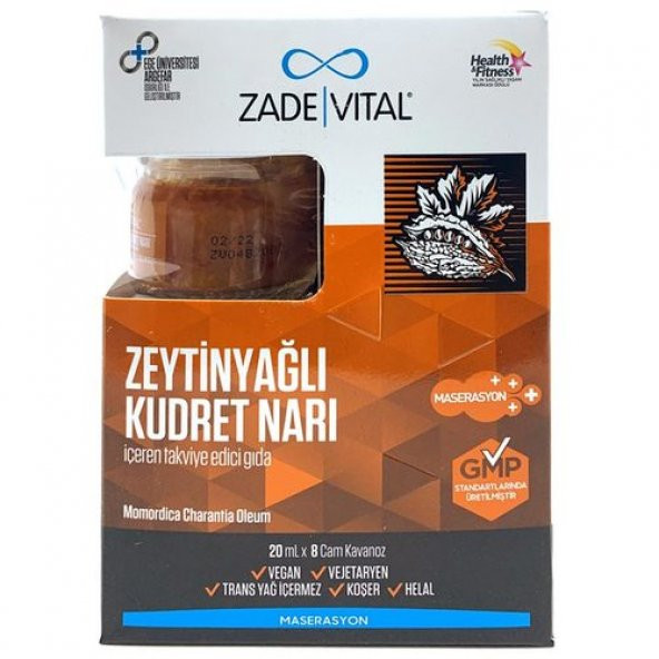 Zade Vital Zeytinyağlı Kudret Narı 20 ml x 8 Cam Kavanoz ürün görseli 1