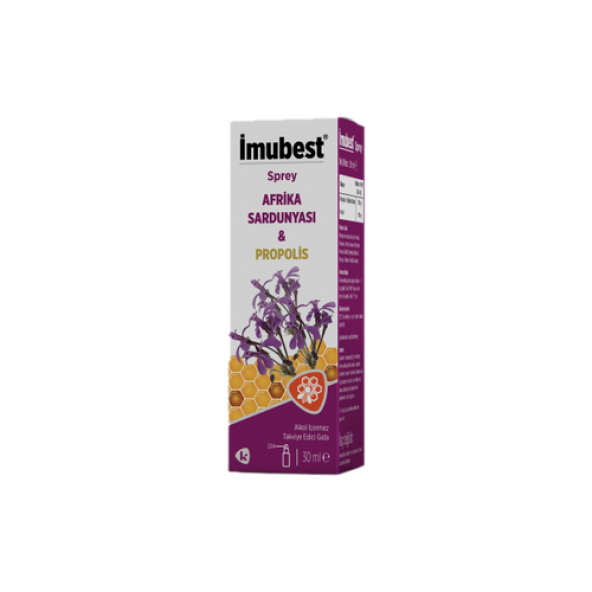 İmubest Afrika Sardunyası Propolis Sprey Alkolsüz 30 ml ürün görseli 1