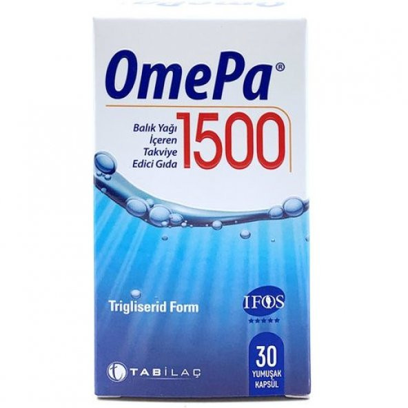 OMEPA 1500 30 YUMUSAK KAPSUL ürün görseli 1