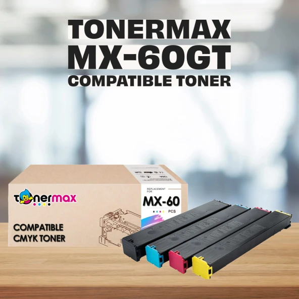 Sharp MX-3050 N Muadil Toner / Sharp MX60GT Set Muadil Toner ürün görseli 1
