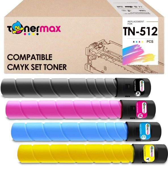 Minolta Bizhub C554E Muadil Toner / Minolta TN-512 Muadil Toner Set ürün görseli 1