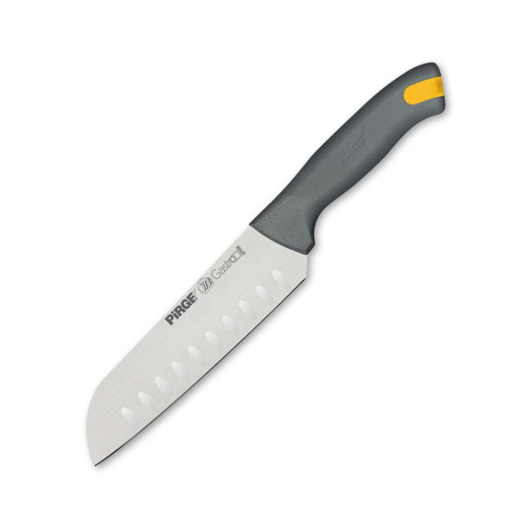 Gastro Santoku Bıçağı Oluklu 17 cm GRİ - 37168 ürün görseli 1
