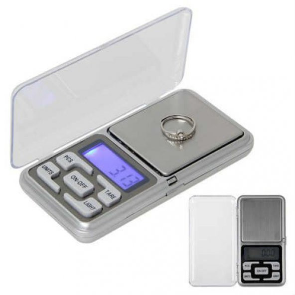 Hassas Mini Terazi 200 Gram Kapasite 0.01 Gr Hassasiyet ürün görseli 1