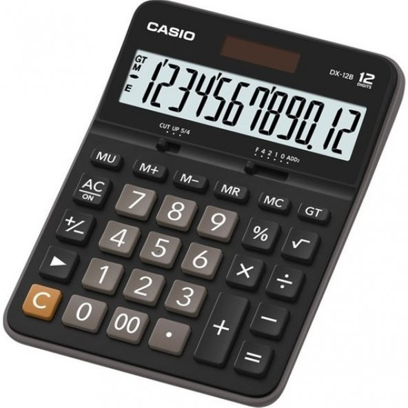 CASIO DX-12-B-BK HESAP MAKİNASI ürün görseli 1