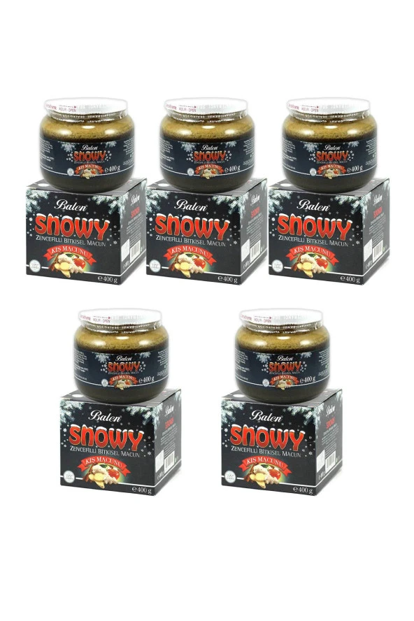 Balen SNOWY Zencefilli Kış Macunu 400 gr x 5 Adet ürün görseli 1