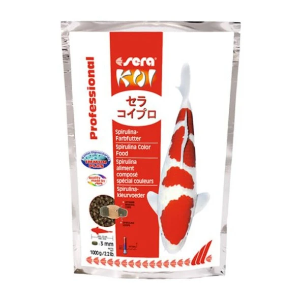 Sera Koi Profesyonel Spirulina Rnk Yemi 1 kg  SKT:08/2027 ürün görseli 1