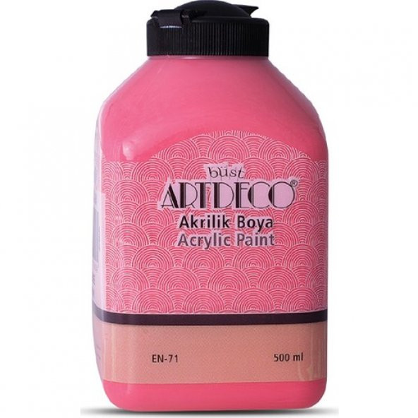 ARTDECO AKRİLİK BOYA 500 ML PEMBE ürün görseli 1