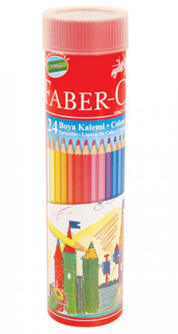 Faber Castell 24 Renk Metal Tüp Kuruboya ürün görseli 1