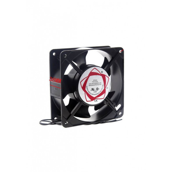 220V Kuluçka FAN 12CM METAL DEMİR FAN 120x120x38mm ürün görseli 1