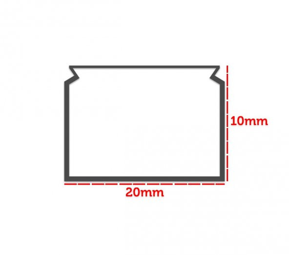 Sert Plastik 20X10 Kablo Kanalı 216 Mt - Resim 3